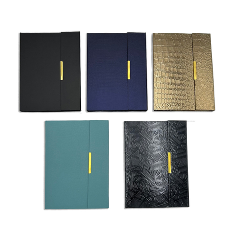 A5 special material Cover with Metal Decoration