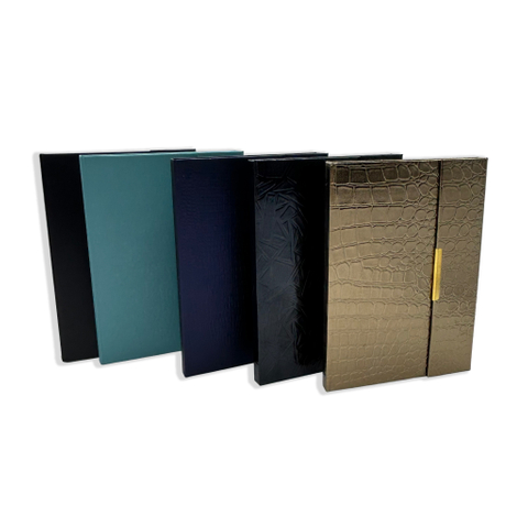 A5 special material Cover with Metal Decoration